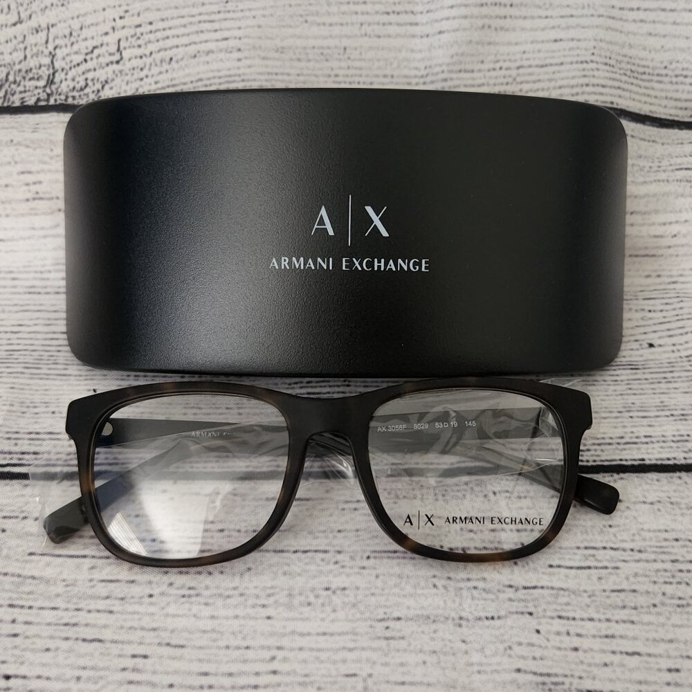 NEW A/X Armani Exchange Glasses Frames  Model AX3056F 8029 53 19 145